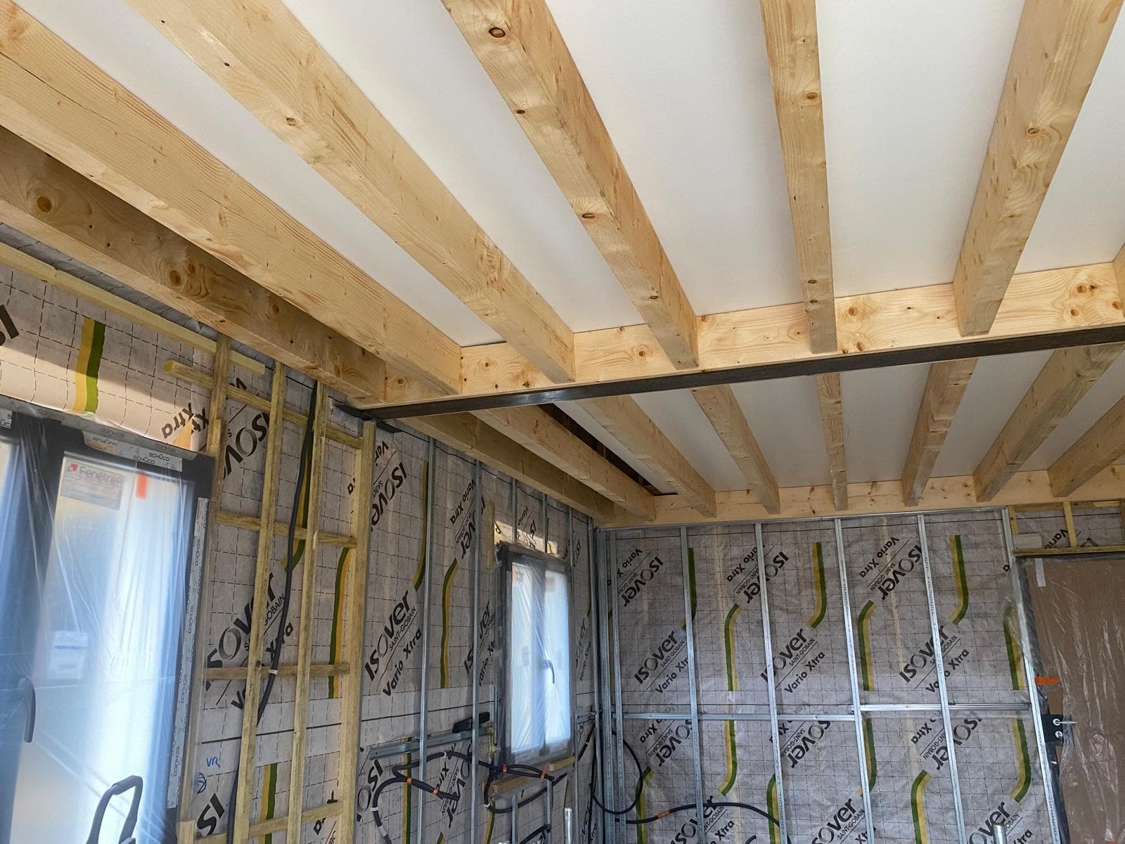 Isolation intérieure d'une maison à ossature bois